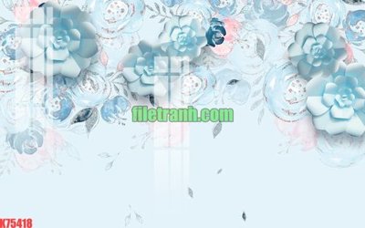 File in trần File gốc in tranh nền tường tổng hợp K75418 (bản gốc) phong cảnh