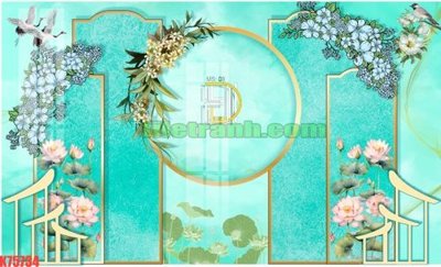 File gốc in ấn File gốc in tranh nền tường tổng hợp K75734 độ phân giải cao