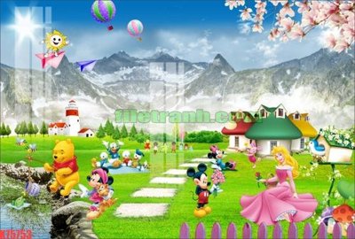 Tải file gốc File gốc in tranh nền tường tổng hợp K75753 (để in lụa)