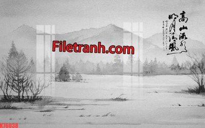 Tải file PSD File tranh gốc dán tường hươu nai sừng K76038 (nguyên layer) để in