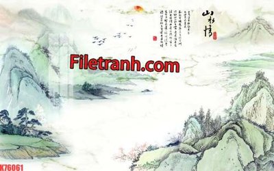 File PSD File tranh gốc dán tường hươu nai sừng K76061 (bản gốc) cho nhà in