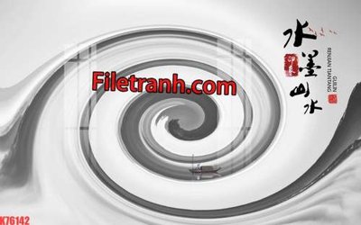 Tải file gốc in lụa File tranh gốc dán tường hươu nai sừng K76142 siêu nét