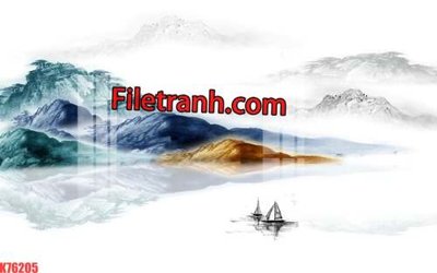 Download file ảnh gốc File tranh gốc dán tường hươu nai sừng K76205 để in ấn