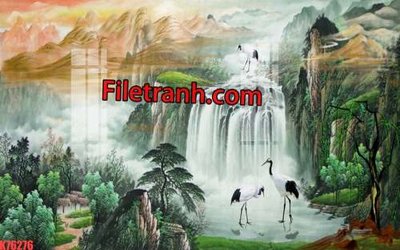 File in ấn File tranh gốc dán tường hươu nai sừng K76276 (bản gốc) từ file gốc