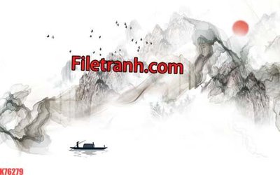 File PSD in ấn File tranh gốc dán tường hươu nai sừng K76279 (chất lượng cao)