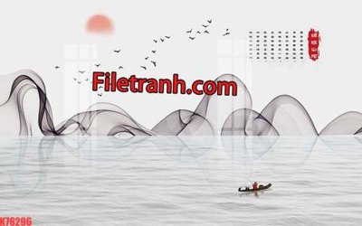 File gốc File tranh gốc dán tường hươu nai sừng K76296 (cho in 3D) độc đáo