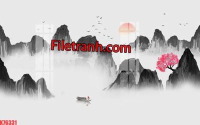 File tranh File tranh gốc dán tường hươu nai sừng K76331 (gốc) chủ đề tĩnh vật