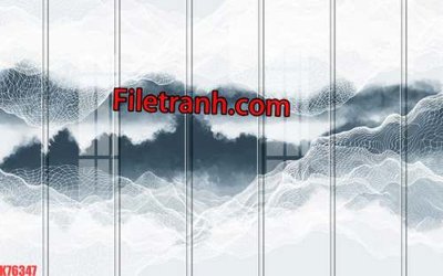 File tranh File tranh gốc dán tường hươu nai sừng K76347 (gốc) in vải canvas