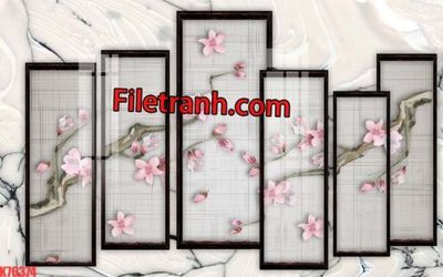 Download file File tranh gốc dán tường hươu nai sừng K76374 (chất lượng in ấn)