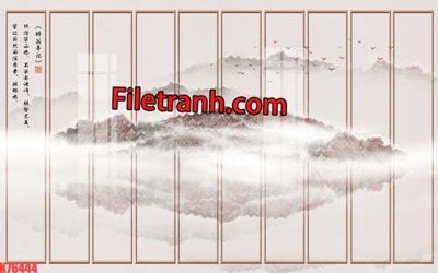 File gốc File tranh gốc dán tường hươu nai sừng K76444 (trang trí) phòng trẻ em