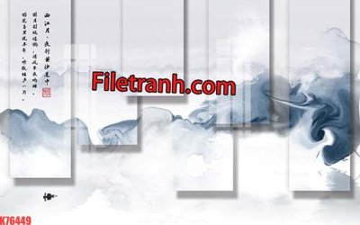 Download file gốc File tranh gốc dán tường hươu nai sừng K76449 (độ nét cao)