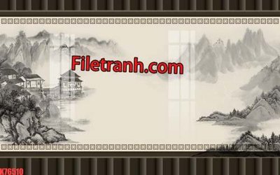 File in trần File tranh gốc dán tường hươu nai sừng K76510 (bản gốc 3D) sống động