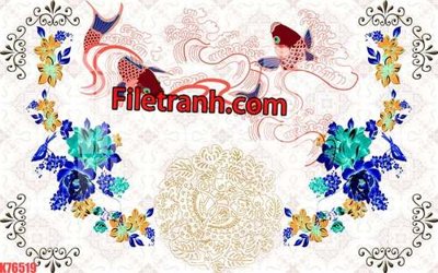 File in ấn chuyên nghiệp File tranh gốc dán tường hươu nai sừng K76519 (file gốc)