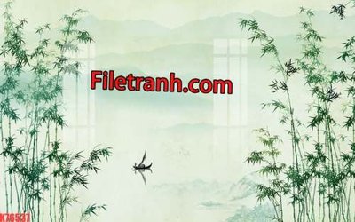 File tranh File tranh gốc dán tường hươu nai sừng K76537 (gốc) chủ đề con người