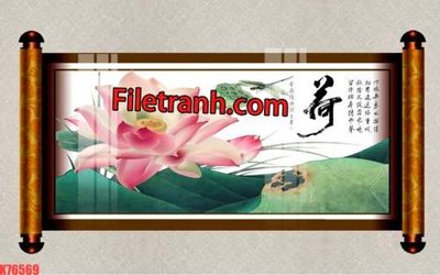 Tải file File tranh gốc dán tường hươu nai sừng K76569 (gốc) in ấn ngay lập tức