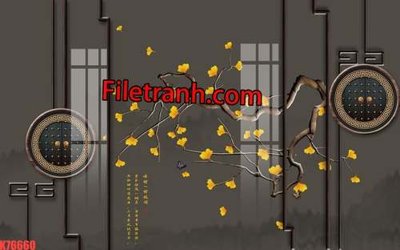 Tải file PSD File tranh gốc dán tường hươu nai sừng K76660 (nguyên layer) để in