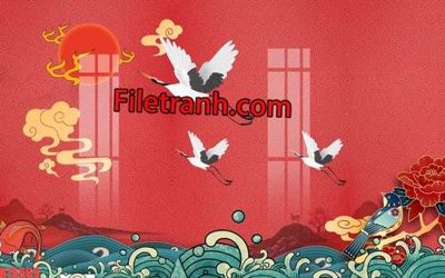 Mua file gốc File tranh gốc dán tường hươu nai sừng K76669 (chất lượng) tại Filetranh.com
