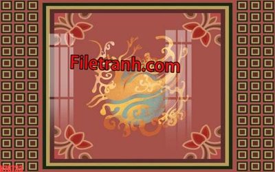 File gốc File tranh gốc dán tường hươu nai sừng K76733 (dành cho trang trí nội thất)