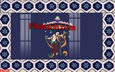 File tranh File tranh gốc dán tường hươu nai sừng K76736 (gốc) chủ đề động vật