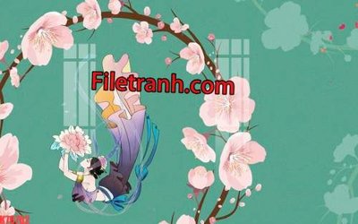 File gốc File tranh gốc dán tường hươu nai sừng K76762 (chuẩn CMYK) cho nhà in