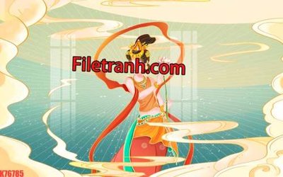 Download file ảnh gốc File tranh gốc dán tường hươu nai sừng K76785 để in ấn