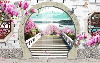 Tải file File gốc in tranh tổng hợp K7680 (gốc) in tranh tráng gương