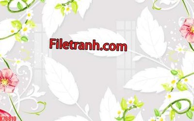 File gốc File tranh gốc dán tường hươu nai sừng K76810 (in lụa) trang trí tường