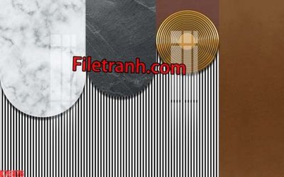 Tải file File tranh gốc dán tường hươu nai sừng K76876 (gốc) làm tranh trang trí