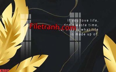 File tranh in trần 3D File tranh gốc dán tường hươu nai sừng K76917 (ảnh gốc)