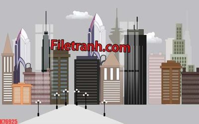 File tranh File tranh gốc dán tường hươu nai sừng K76925 (bản gốc) treo tường