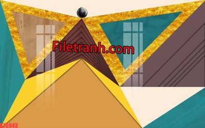 File gốc File tranh gốc dán tường hươu nai sừng K76943 cho in ấn và thiết kế