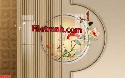 File gốc File tranh gốc dán tường hươu nai sừng K76969 (PNG) trong suốt (transparent)