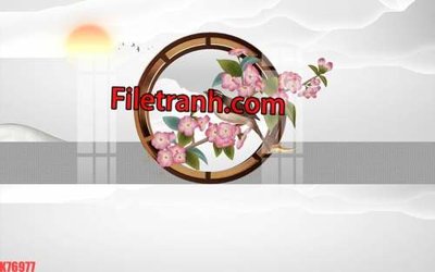 File in trần File tranh gốc dán tường hươu nai sừng K76977 (bản gốc) đại dương