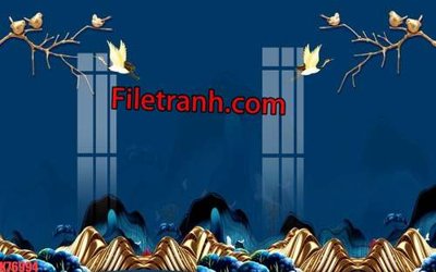 File tranh File tranh gốc dán tường hươu nai sừng K76994 (gốc) in backlit film