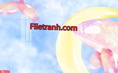 File tranh PSD File tranh gốc dán tường hươu nai sừng K77006 chất lượng cao