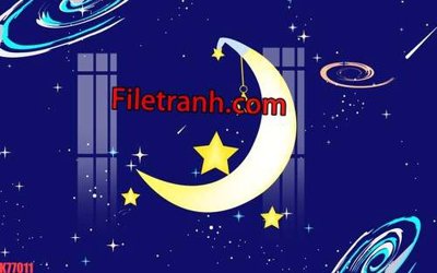 Tải file File tranh gốc dán tường hươu nai sừng K77011 (PSD) cho in tranh 3D