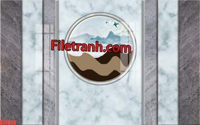 File gốc File tranh gốc dán tường hươu nai sừng K77019 (chủ đề hiện đại) trang trí