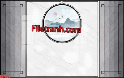 File in lụa File tranh gốc dán tường hươu nai sừng K77021 (phong cảnh) File tranh gốc dán tường hươu nai sừng K77021