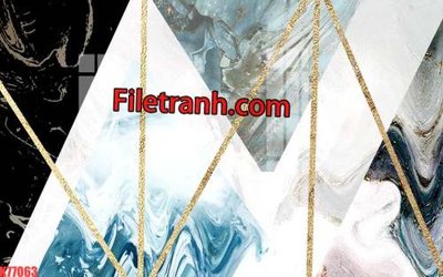 Download file gốc File tranh gốc dán tường hươu nai sừng K77063 (in lụa) nghệ thuật