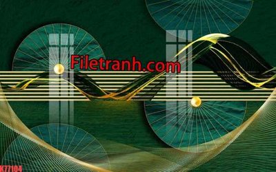 File gốc File tranh gốc dán tường hươu nai sừng K77104 (in mica) trang trí