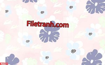 Tải file File tranh gốc dán tường hươu nai sừng K77113 (gốc) chủ đề hoa sen