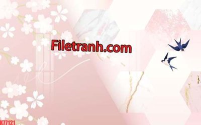 File gốc File tranh gốc dán tường hươu nai sừng K77121 (in tráng gương) sang trọng