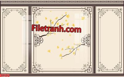 File tranh File tranh gốc dán tường hươu nai sừng K77173 (ảnh gốc) độc quyền