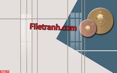 Download file File tranh gốc dán tường hươu nai sừng K77183 (gốc) in mica cao cấp