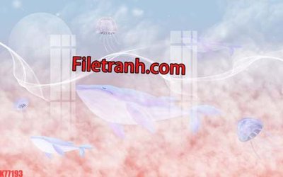 Mua file gốc File tranh gốc dán tường hươu nai sừng K77193 (chất lượng) tại Filetranh.com