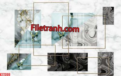 Ảnh mô tả file gốc in mica File tranh gốc dán tường hươu nai sừng K77209