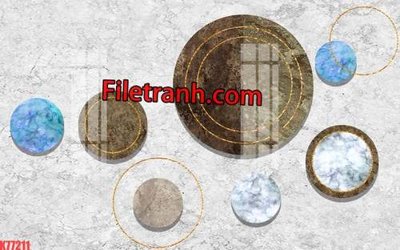 File tranh File tranh gốc dán tường hươu nai sừng K77211 (gốc) chủ đề thiên nhiên