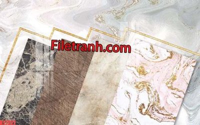 File gốc File tranh gốc dán tường hươu nai sừng K77221 (in lụa) tranh mã đáo