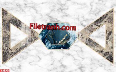 Download file File tranh gốc dán tường hươu nai sừng K77223 (gốc) in mica đèn LED