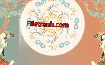 Ảnh gốc file in lụa File tranh gốc dán tường hươu nai sừng K77264 chi tiết